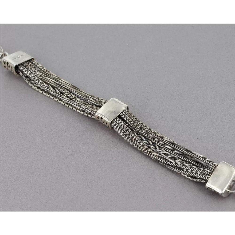 Silpada Gorgeous Vintage Sterling Silver Multi-strand Adjustable Length Bracelet - Picture 8 of 13